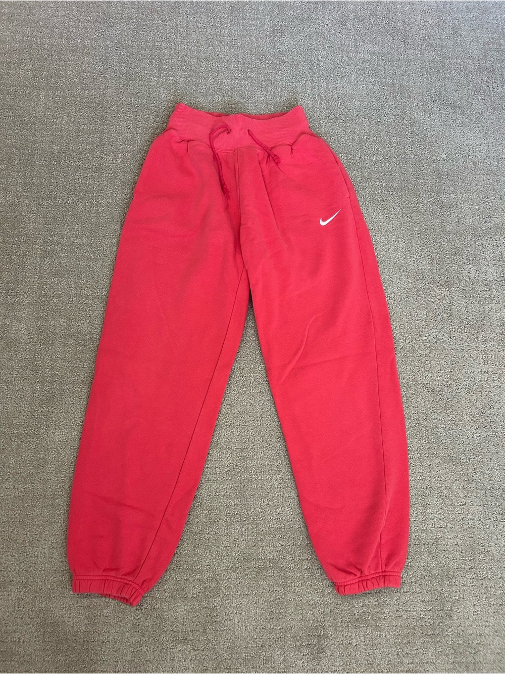 Nike Women’s Pink Swoosh Fleece Jogger Pants Size XS!
